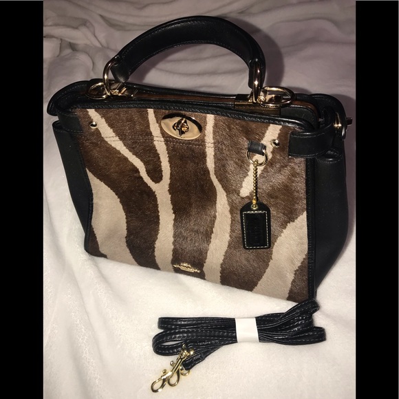 Coach Bags | Coach Animal Print Leather Bag | Poshmark